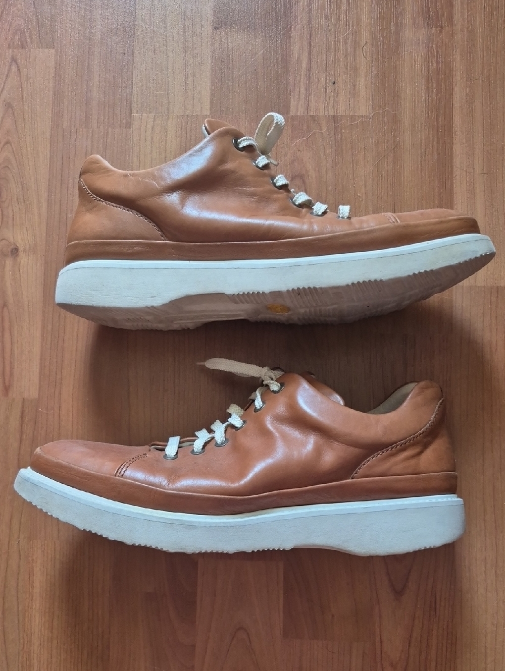 Samuel Hubbard Brown Leather Shoes Mens Size 10